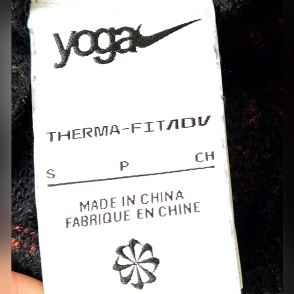 Nike Yoga ADV Knit Jogger Therma Pants High Rise Wool Blend Pockets size Small - Picture 13 of 16